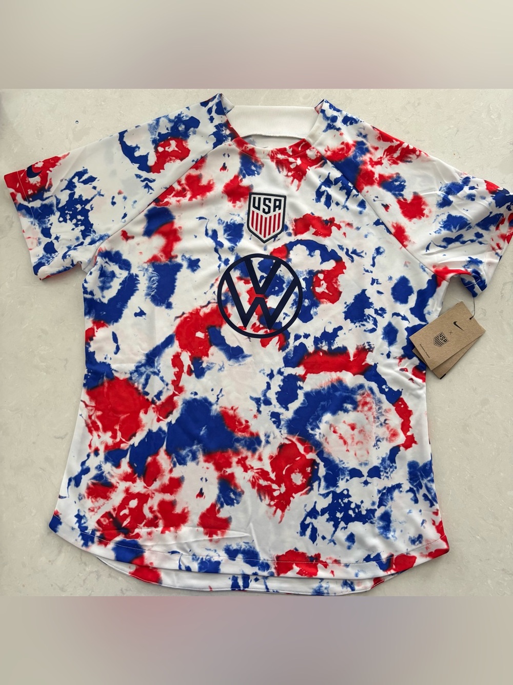 NWT! USA Men’s Soccer Jersey Authentic Nike Women’s Large